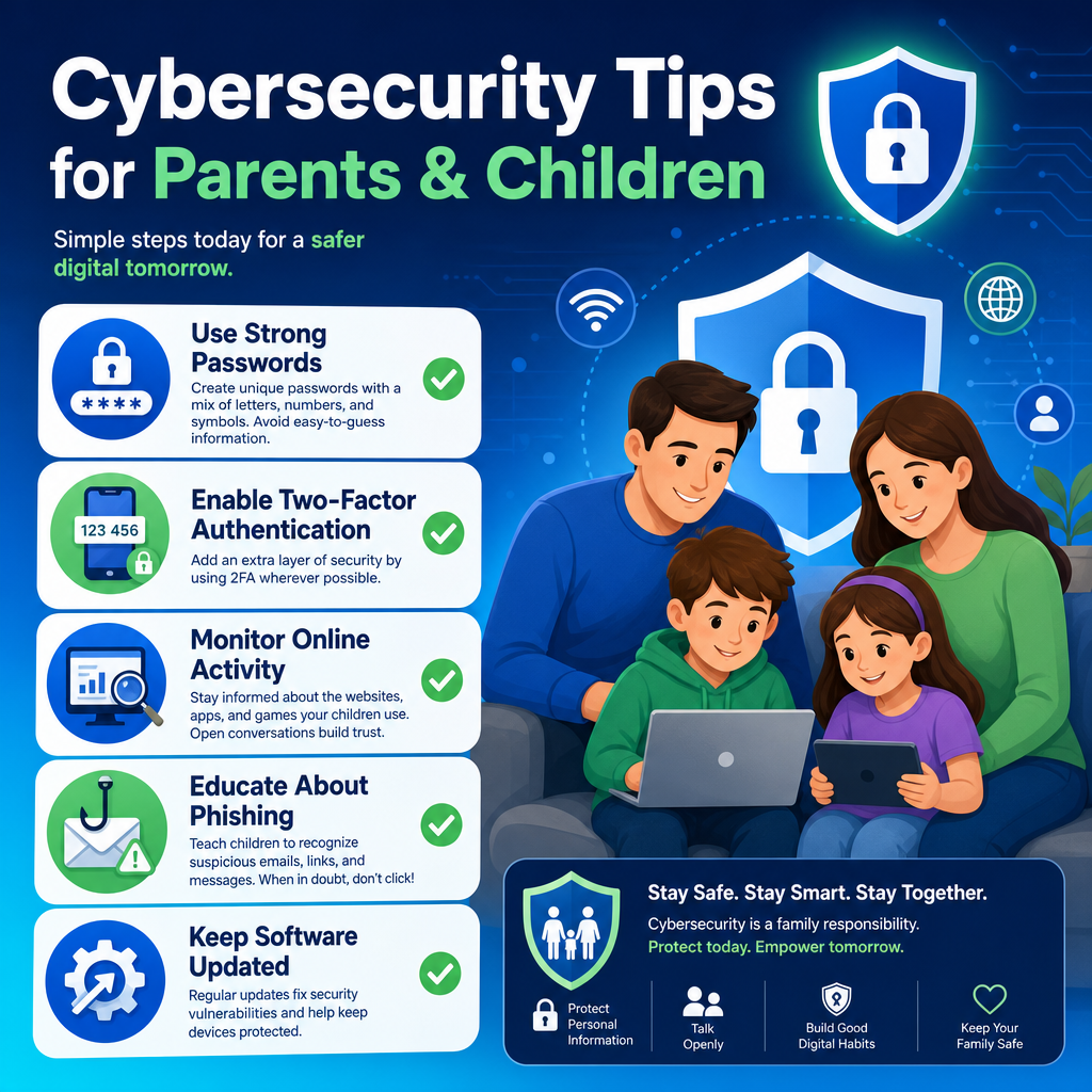 cybersecurity tips for parents and children